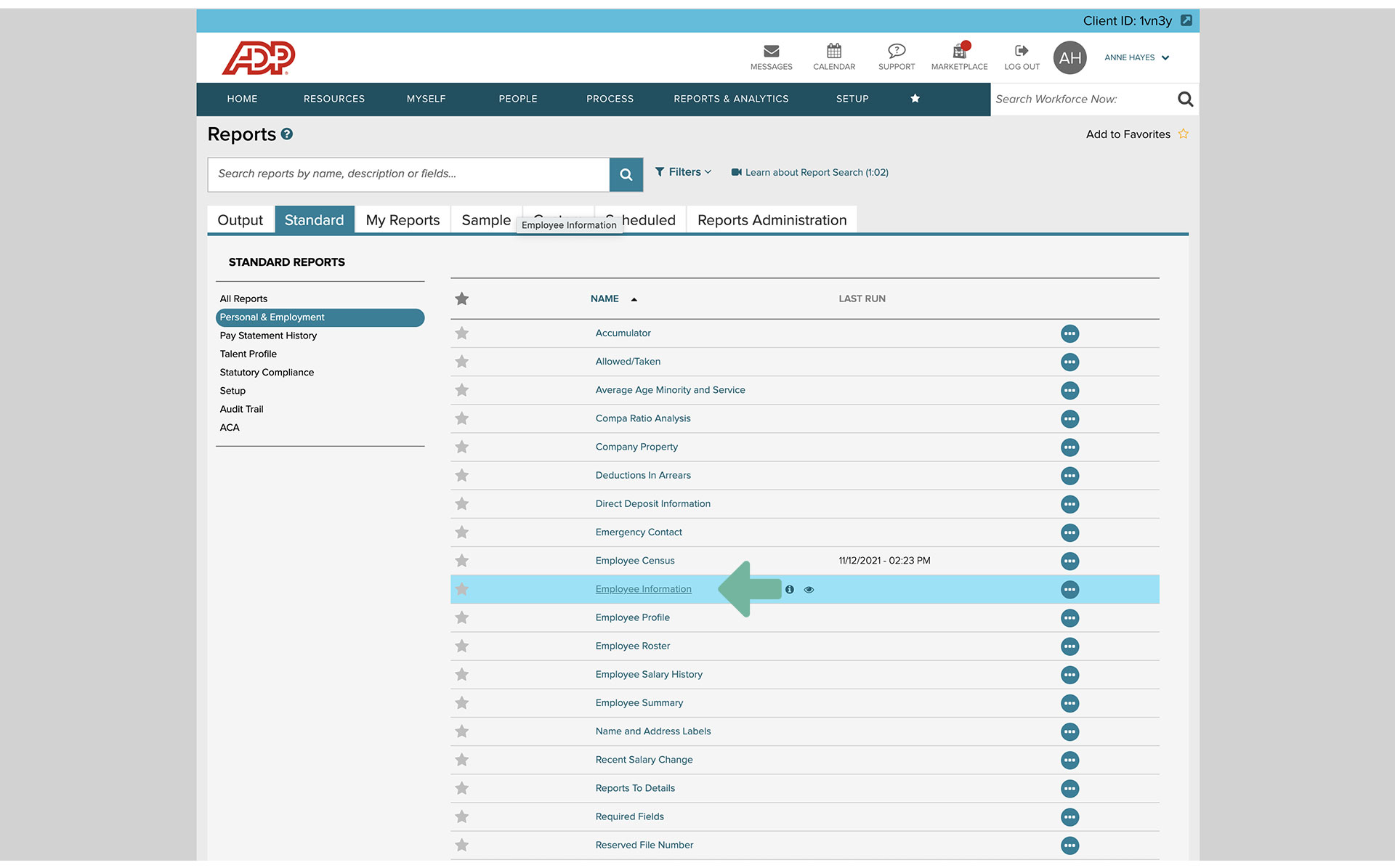 Step 2a – screenshot