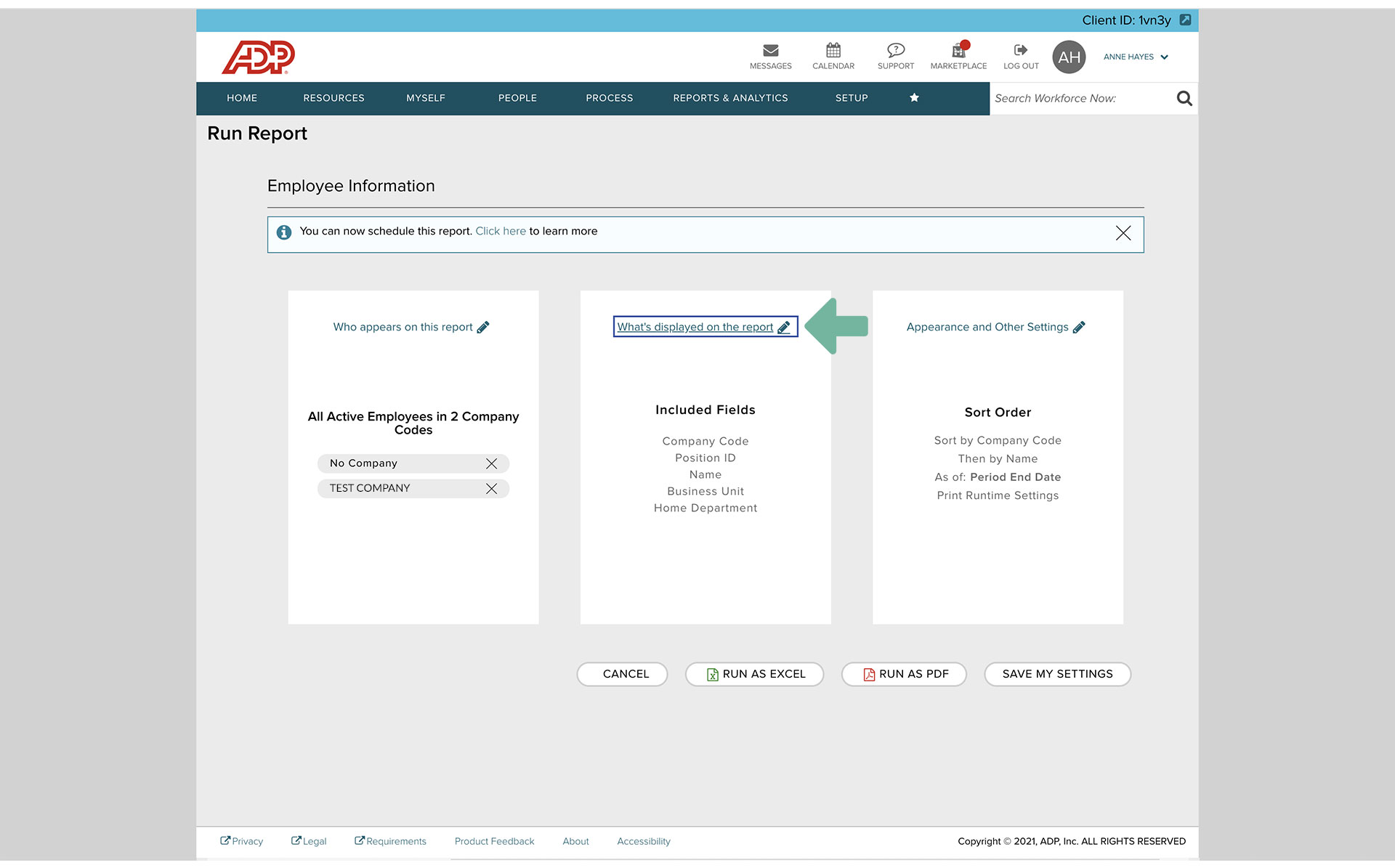 Step 2b – screenshot