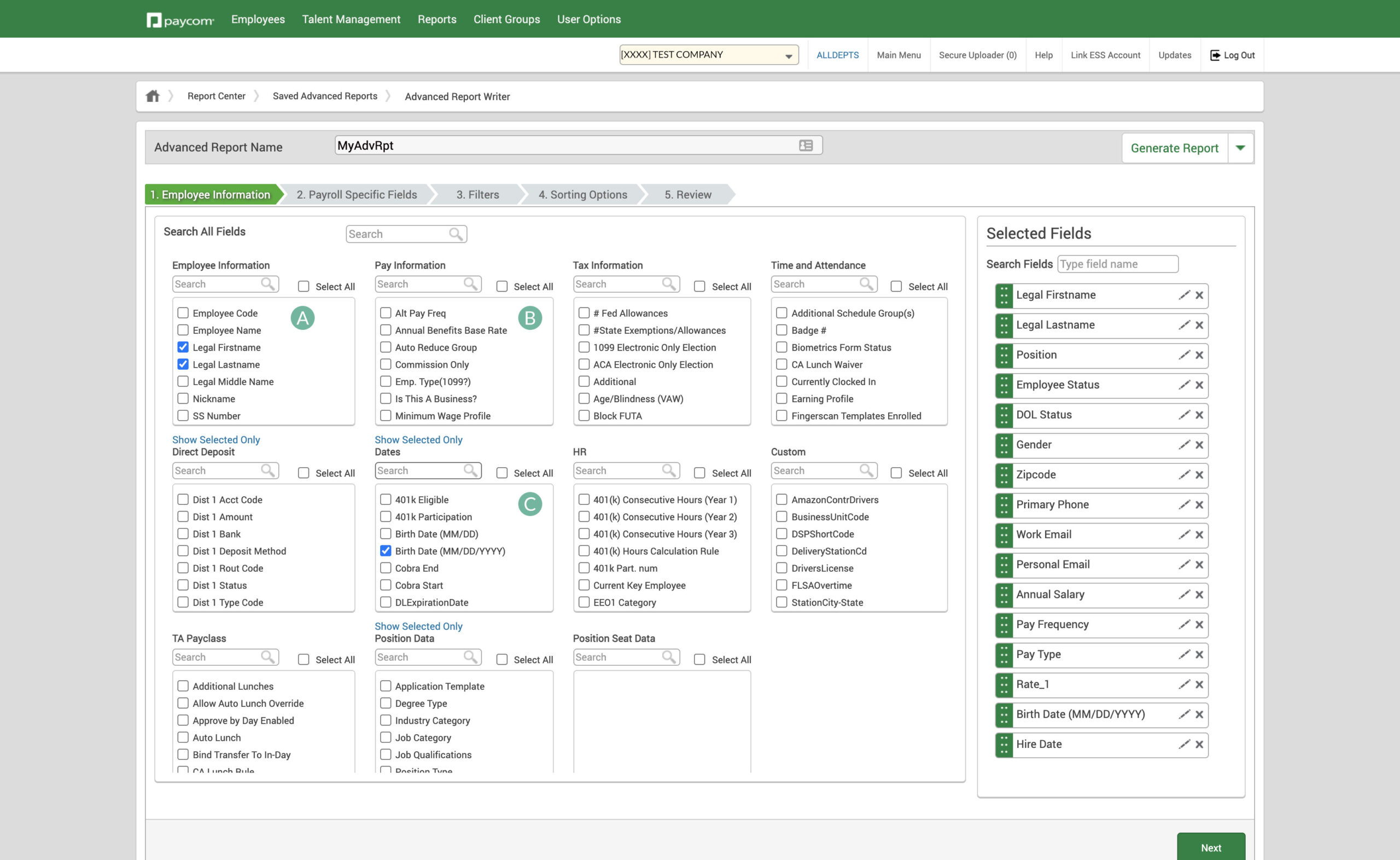 Step 2 – screenshot